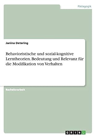 Titelbild Behavioristische und sozial-kognitive Lerntheorien.