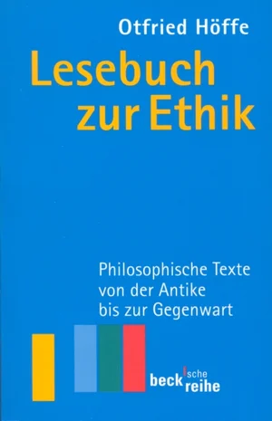 Titelbild Lesebuch zur Ethik