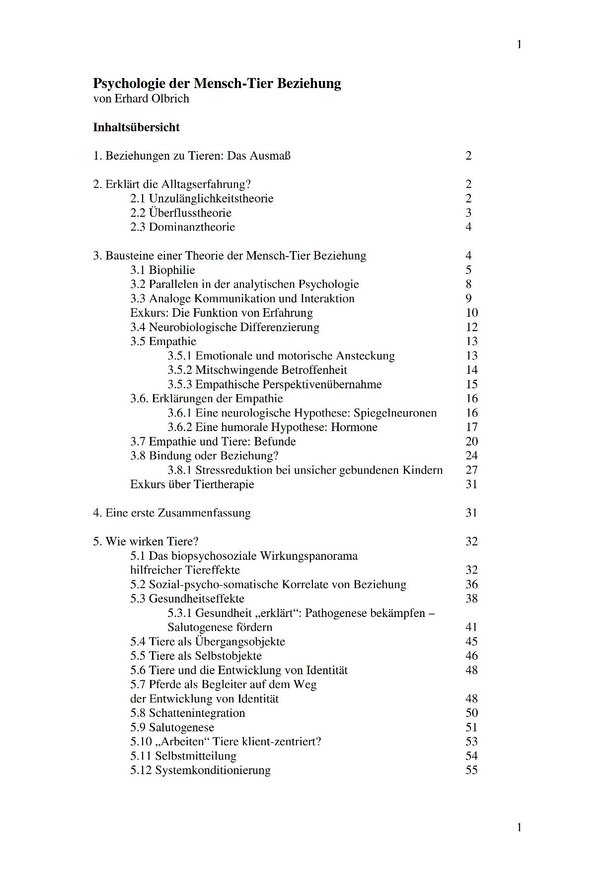 Titelbild Psychologie der Mensch-Tier Beziehung